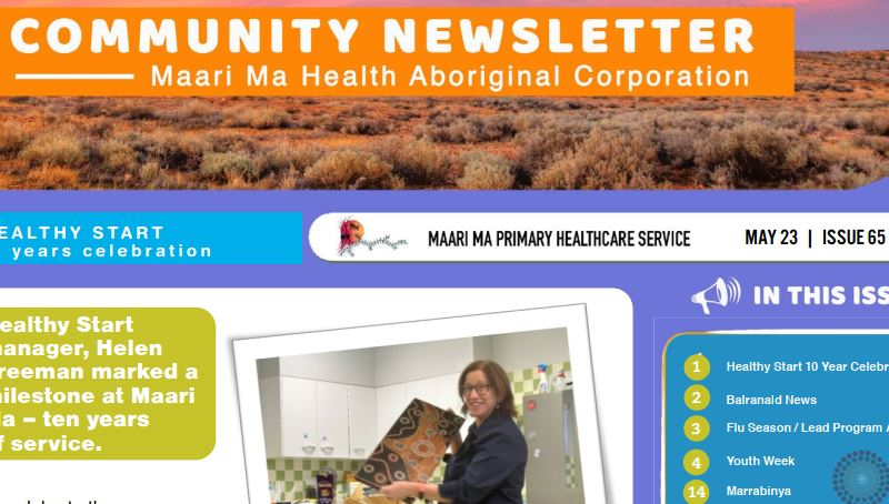 Maari Ma Health Community Newsletter Issue 65