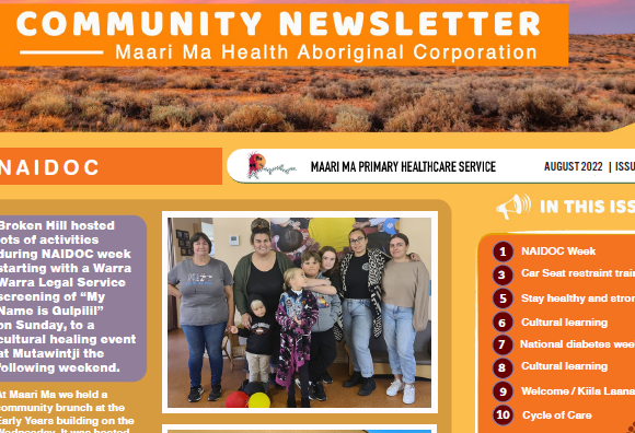 Maari Ma Health Community Newsletter Issue 57