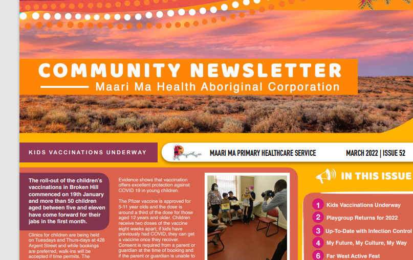 Maari Ma Health Community Newsletter Issue 91