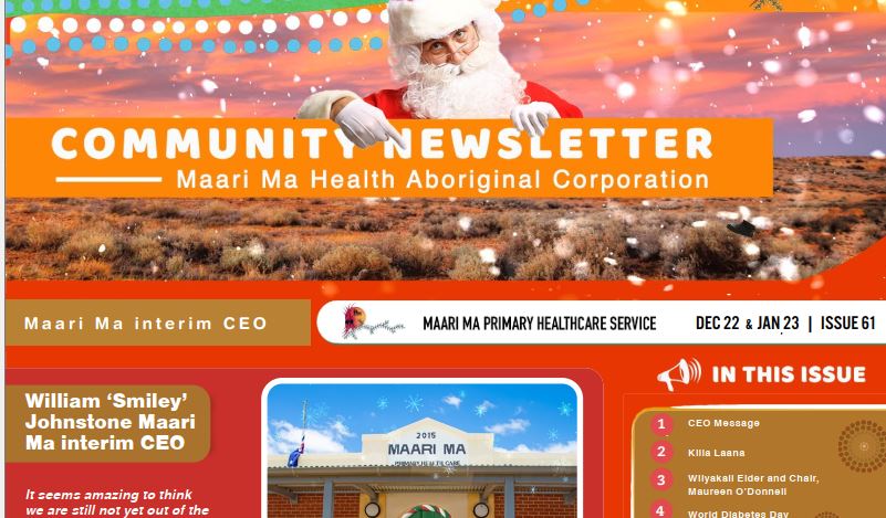 Maari Ma Health Community Newsletter Issue 61